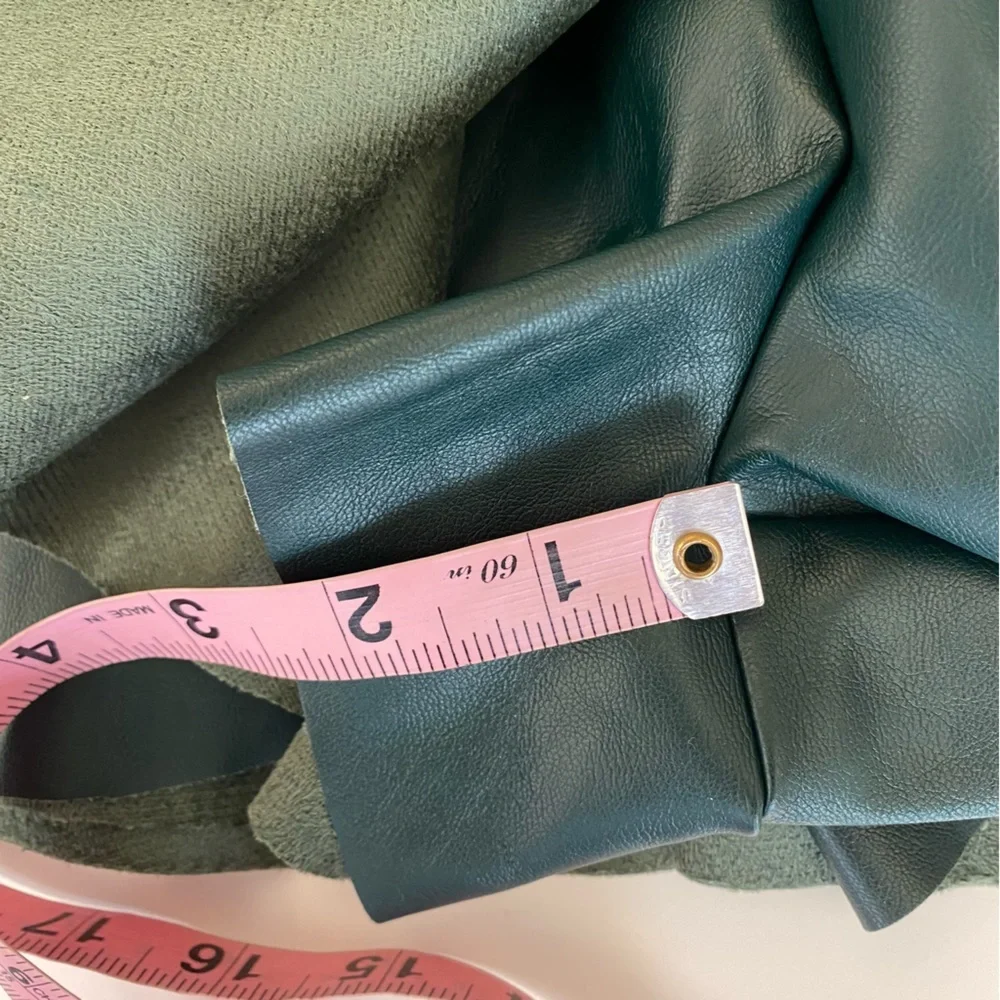 DO+BE || Faux Leather Mini Skort Hunter Green Small_7